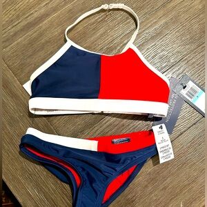 Tommy Hilfiger  Two piece bath suit girls kids size 5